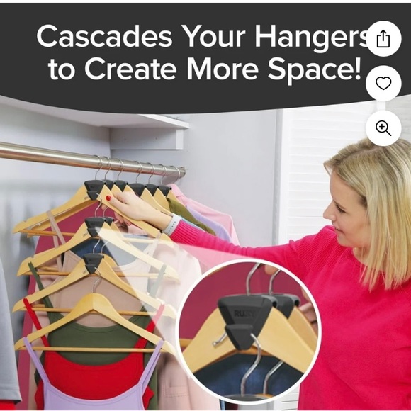 NIB Ruby - Space Triangles - 18 Value Pack - Closet Hangers - Space Savers - Picture 9 of 11